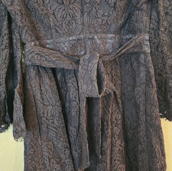 Modcloth Lace Bell Sleeve Mini Dress - Picture 8 of 11